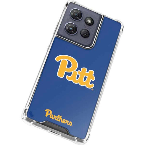 University of Pittsburgh Pitt Panthers Moto G Play 5G (2025) Clear Case